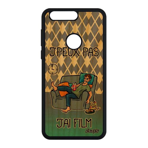 Coque Silicone J'peux Pas J'ai Film Honor 8 Bois Bande Dessinée Texte Souple 7e Art Smartphone Dessin Animé Manga Je Portable Cinema