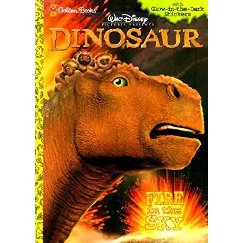 Fire In The Sky: Glow In The Dark Sticker Book With Sticker (Disney Dinosaur)