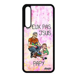 Coque Jpeux Pas J'suis Papy Huawei P20 Pro Silicone Comique Dessin Enfant Mobile Motif Texte Drole Papi Aluminium Je Violet Humour