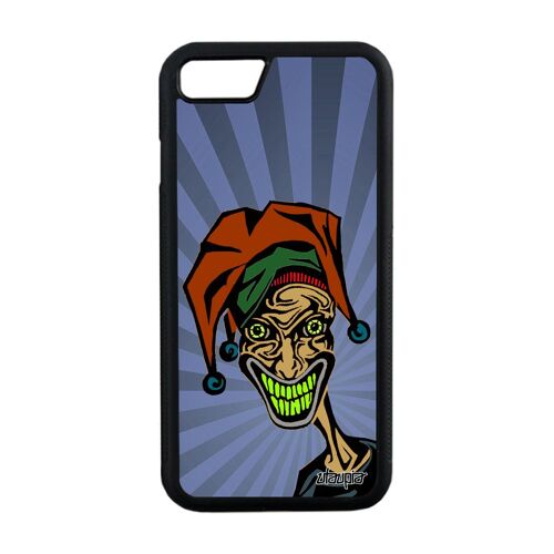 Coque Pour Iphone 8 Silicone Joker Super Heros Portable Bande Dessinée Unique Personnalisé Design Comics Visage Smile Horreur