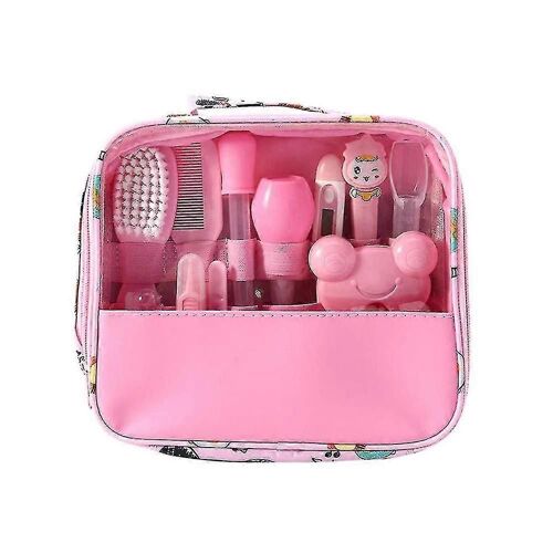 Kit De Soins Pour Bébé 13 Pcs/Set Newborn Grooming Set Accessoires De Soins De Santé Essentiels Pour Voyager À La Maison, Elrosa