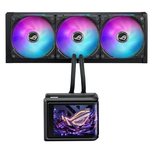 ASUS ROG Ryuo IV SLC 360 ARGB - Système de refroidissement liquide de processeur - Taille de radiateur : 360 mm - (pour : LGA1700, LGA1851, AM4, AM5) - cuivre - 120 mm