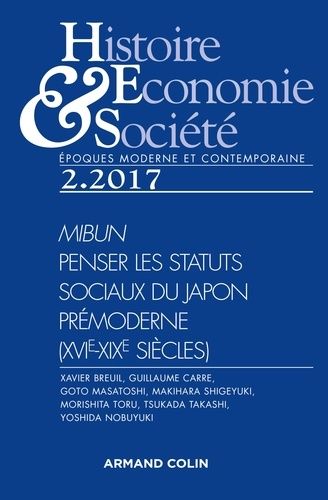 Histoire, Economie & Société N° 2, Juin 2017