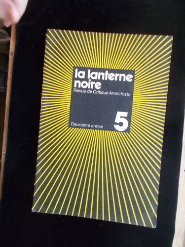La Lanterne Noire - Revue De Critique Anarchiste N°5 Mai 1976
