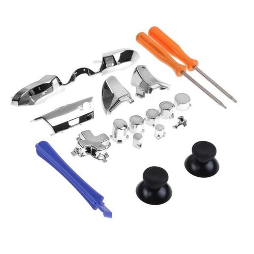 Set De Boutons De Manette Déclencheur Pièce De Rechange Accessoire Jeu Vidéo Pour Xbox One - Silver