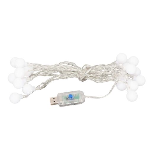 Guirlandes Lumineuses Led Usb Étanches 8 Modes Guirlandes Lumineuses De Fées Avec Télécommande Pour Chambre À Coucher Fête De Mariage Noël 3m / 9,8 Pieds 20 Lumières