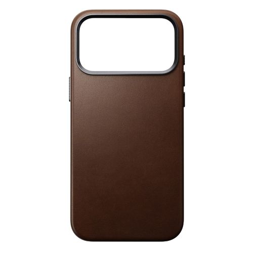 Nomad Coque Arrière Traditional Leather Avec Magsafe Iphone 17 Pro Max Marron