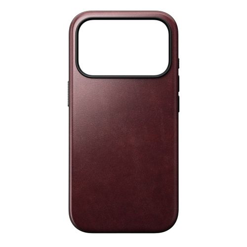 Nomad Coque Modern Horween Leather Iphone 17 Pro Burgundy