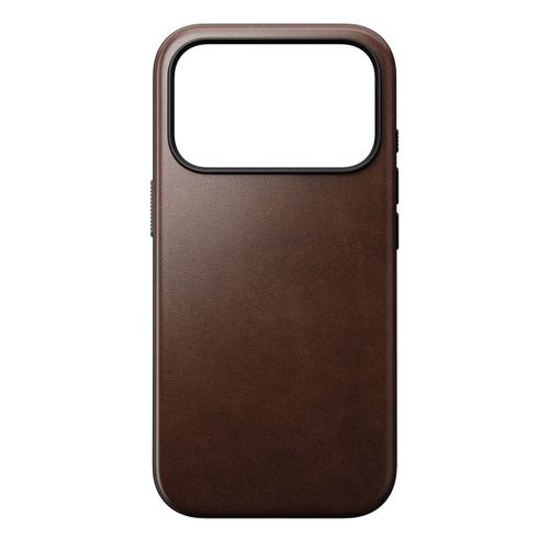Nomad Coque Modern Horween Leather Iphone 17 Pro Rustic Brown