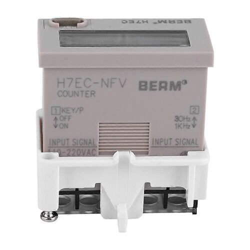 Totalisateur de compteur électrique numérique H7EC NFV AC 110-220V avec écran LCD à 8 chiffres