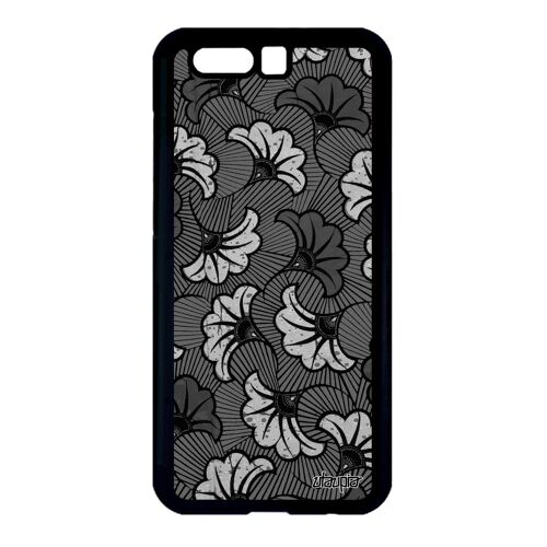 Coque Pour Honor 9 Silicone Wax Ethnique Motif Artisanat Etui Coloré Africain Souple Stf-L09 Portable Rigide Afrique Made In France