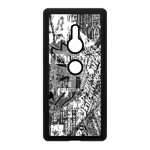 Coque Street Art Xperia Xz2 Silicone Coloré Antichoc Original Telephone Texture Graffiti Peinture Motif Personnalisé Tag Bumper Sony