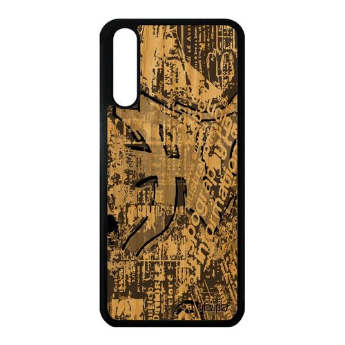 Coque Silicone Huawei P20 Bois Street Art Telephone Gris Motif Cover Graffiti Etui Ecriture Effet 4g Case Cadeau Tagué Peinture Fond