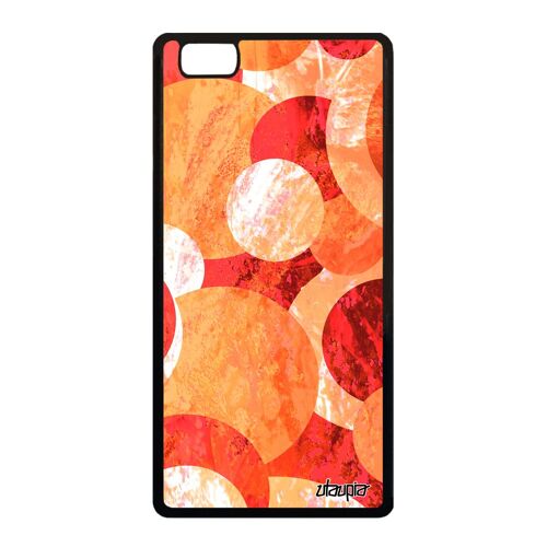 Coque Telephone Huawei P8 Lite 2015 En Silicone Peinture Abstrait Motif Art Sphere Coloré Portable Original Personnalisé Design Case