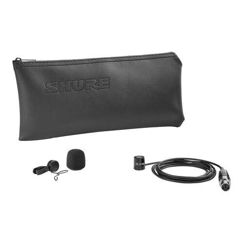 SHURE - WL183MB-O-TQG - Micro cravate noir omni TQG