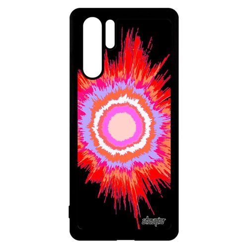 Coque Explosion De Protection Huawei P30 Pro Silicone Fond Galaxie Univers Effet Telephone Jolie Soleil Vog-L29 Rouge Made In France