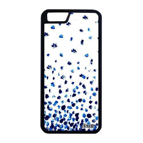Coque Silicone Pour Iphone 6 6s Plus Confettis Pois Romantique Smartphone 32 Go Original Alu Bleu Petales Souple Coloré Design