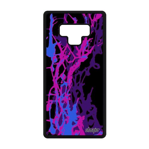 Coque Samsung Galaxy Note 9 En Silicone Peinture Moderne Texture Decoratif Telephone Housse Antichoc Abstrait Cover 4g Coloré Design