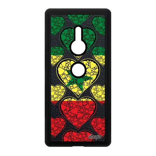 Coque Drapeau Senegal Senegalais Xperia Xz2 Silicone Mobile Telephone I Love Foot Case Coupe Du Monde Can Coeur Made In France Sony