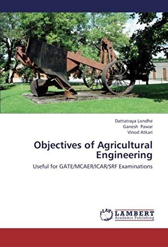 Objectives Of Agricultural Engineering