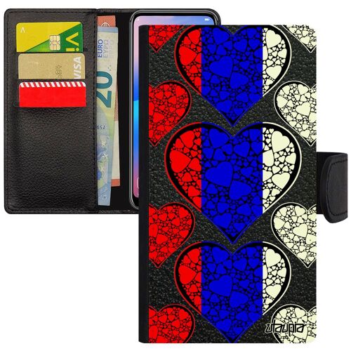 Coque Drapeau Russie Russe Rabat Pour Samsung Galaxy J3 2015 Cuir De Protection Telephone Aimantée Mobile Coupe D'europe Jo Pas Cher