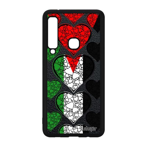 Coque Silicone Samsung A9 2018 Drapeau Palestine Palestinien Aluminium Telephone Housse Coupe Du Monde Jeux Olympiques I Love Galaxy