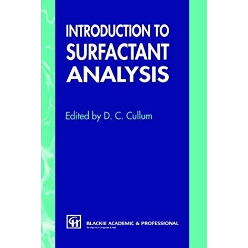 Introduction To Surfactant Analysis