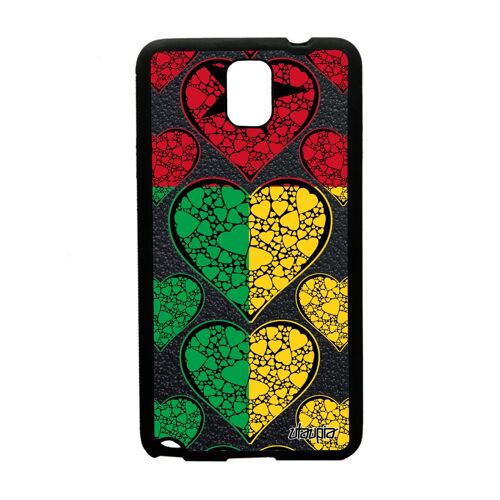 Coque Note 3 En Silicone Drapeau Guinee Bissau Guineen Coupe D'afrique Metal Foot Case Coupe Du Monde Telephone Jo 4g Samsung Galaxy
