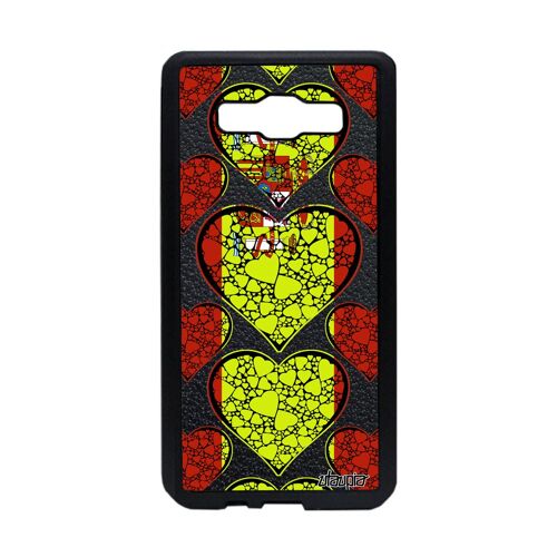 Coque Drapeau Espagne Espagnol Telephone Galaxy A5 2015 Silicone Unique Jeux Olympiques Foot Euro Coupe Du Monde 4g Jo Coeur Samsung