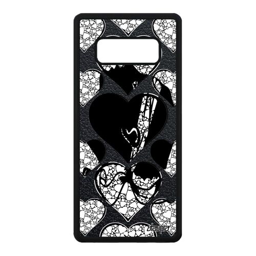 Coque Samsung Galaxy Note 8 En Silicone Drapeau Corse Football Motif Corsica Basket Mobile Foot De Protection Coeur Etui I Love
