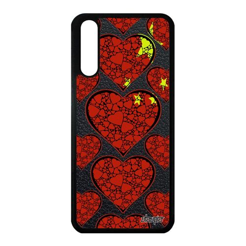 Coque Huawei P20 Silicone Drapeau Chine Chinois Football Etui Personnalisé I Love Foot Jo Coeur De Protection Design Jeux Olympiques