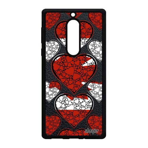 Coque drapeau canada canadien pour Nokia 5 silicone jo jeux olympiques personnalisé coeur portable football I love foot motif basket