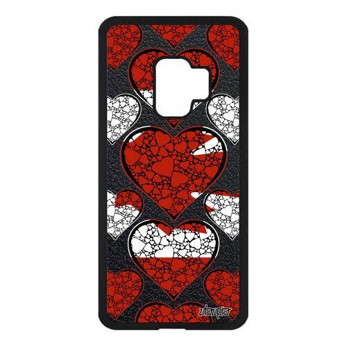 Coque pour Samsung S9 silicone drapeau canada canadien de protection portable smartphone jeux olympiques coupe du monde foot galaxy