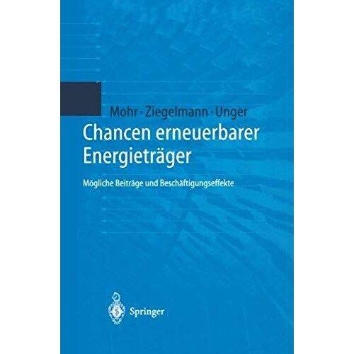 Chancen Erneuerbarer Energieträger