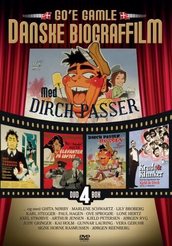 Dirch Passer - Go'e Gamle Danske Biograffilm (4 Disc)