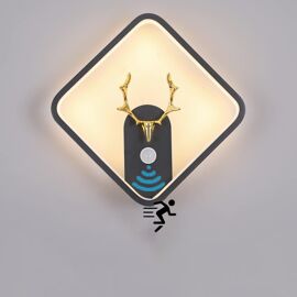 Applique Murale LED Ronde 12W 1350LM - Lumière Blanche Chaude 3000K - Aluminium - Pour Chambre, Salon, Salle De Bain