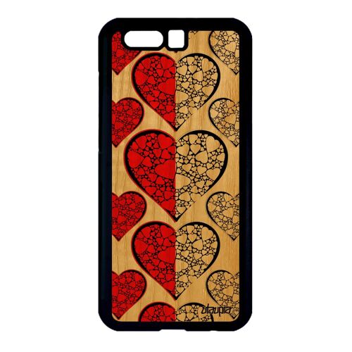 Coque De Protection Honor 9 En Bois Silicone Drapeau Pologne Polonais Basket Coeur Jo Coupe D'europe Mobile Foot Case Made In France