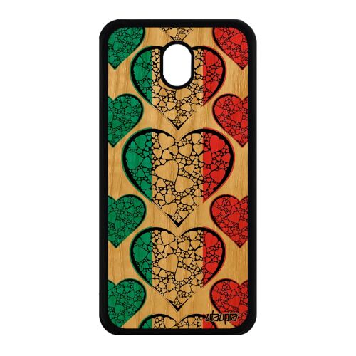 Coque silicone Samsung Galaxy J7 2017 pro en bois drapeau luxembourg luxembourgois basket jo foot etui coupe du monde telephone Euro