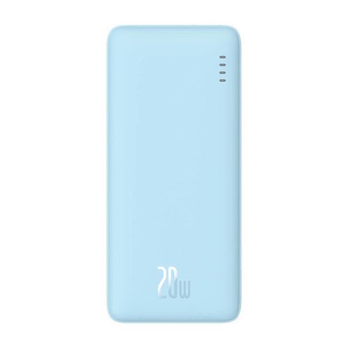 Batterie Externe Usb, Type-C, Micro-Usb, 20w, 10000mah + Câble Type-C - Baseus Airpow (P10022801313-00) - Bleu Galaxie