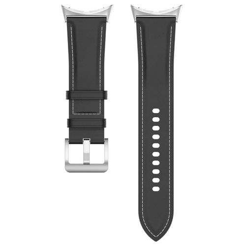 Bracelet De Montre En Cuir Véritable 20mm Compatible Avec Google Pixel Watch 1/2 Le Noir