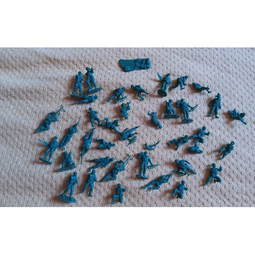Lot Petits Soldats Ww2 Wwii Us Imcomplet Échelle 1:72 1 72 Ème