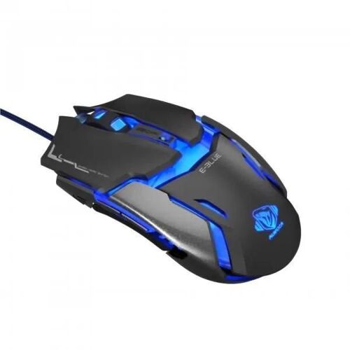 Souris Gaming 6D - E-BLUE - EMS602BKUS-IU - Ergonomique - RGB - Filaire