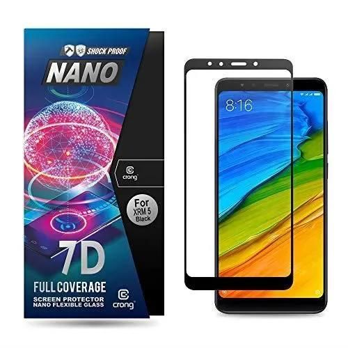 Crong - 7d Nano Flexible Glass - Protecteur D'écran Hybride À Couverture Totale 9h Xiaomi Redmi 5