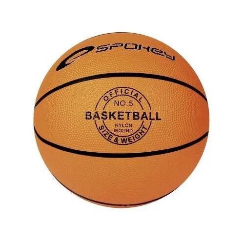 Ballon De Basket-Ball Active 5 - Spokey - Orange - Adulte - Mixte - Haute Qualite