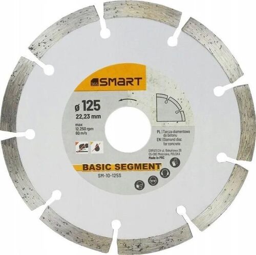 Disque diamant segment de base - SM-10-125S - 125mm - 1 unité - Diamant
