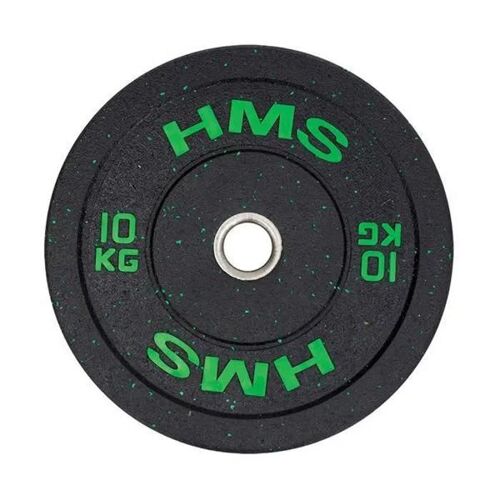 Disque De Musculation - Hms - Htbr10 - 10 Kg - Caoutchouc - Mixte
