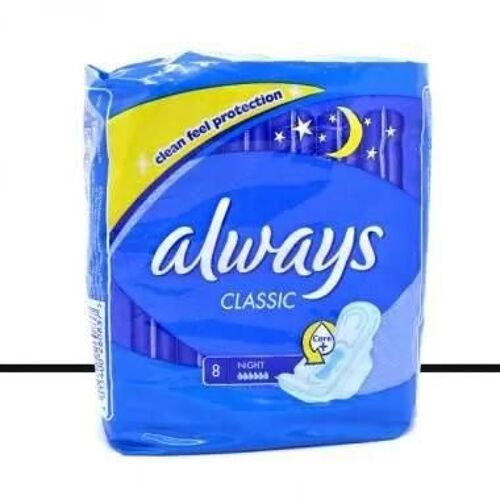 Always - Serviettes Hygiéniques 3 Action Zones Classic Night - 8pcs 