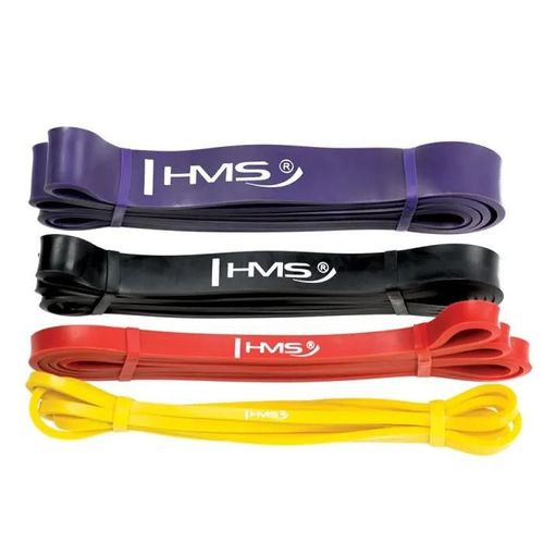 Élastiques De Résistance - Hms - Gu05 - 4 Bandes - Multisport - Intensif