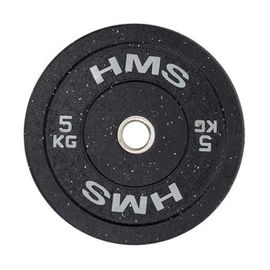 Disque De Musculation - Hms - Htbr05 - 5 Kg - Caoutchouc - Anti-Rotation