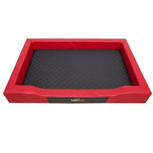 Lit Pour Chien - Hobbydog - Deluxe Xxl - Rouge - 120 X 80 Cm - Intérieur